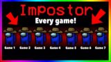 *NEW* The Easiest Impostor EVERY Game Glitch (Always Become Impostor) Among us impostor glitch
