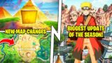 Naruto Update (*NEW* Mythic, POI, Skins!), Cube Pyramids & Desert Biome!