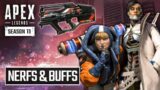 Season 11 Buffs And Nerfs In Apex Legends (Patch Note Info)