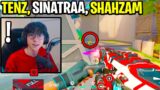 TENZ , SINATRAA AND SHAHZAM PLAYS RANKED IN ONE TEAM AGAINST FULL RADIANT LOBBY!! (VALORANT)