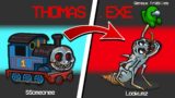 THOMAS.EXE Imposter Role in Among Us (Scary Creepypasta mod)