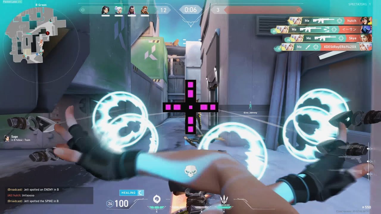 The BIGGEST Crosshair is AIMBOT on Valorant Game videos