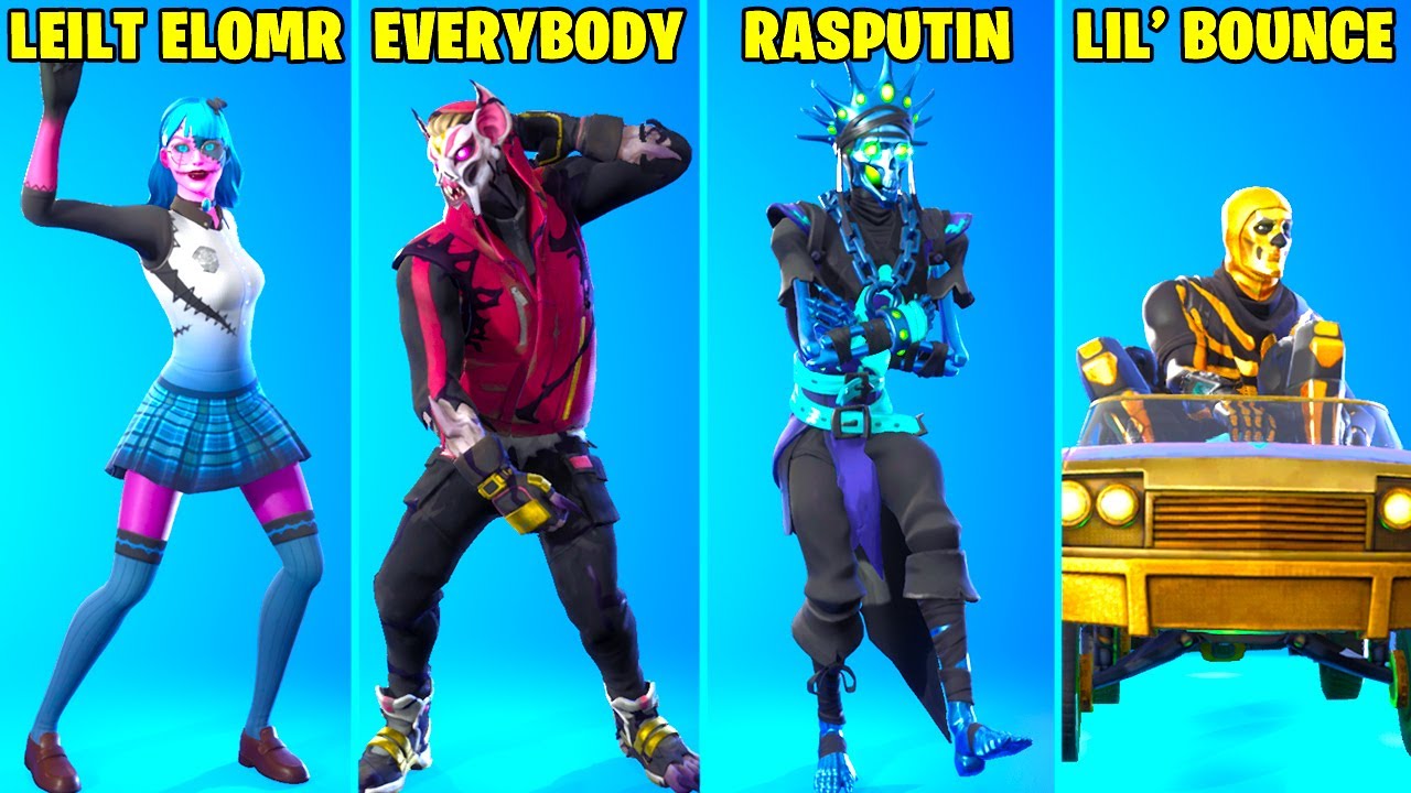 Top 25 Legendary Fortnite Dances & Emotes! (Driftwalker Skin, Rasputin