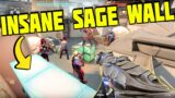 Valorant When Sage Walls Are On Point BEST MOMENTS and FUNNY FAILS | Highlights #249