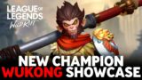 WUKONG CHAMPION SPOTLIGHT WILD RIFT | SHORT ABILITY SHOWCASE | League of Legends: Wild Rift