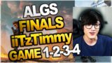 iiTzTimmy's team dominated ALGS  Finals with 25 Kills !! |  ALGS Qual 4 FINALS ( apex legends )