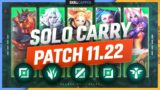 3 BEST SOLO CARRY Champions for EVERY ROLE in PATCH 11.22 – League of Legends