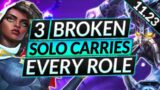 3 BEST SOLO CARRY Champions of EVERY ROLE – LATE GAME HYPER CARRIES for 11.23 – LoL Guide