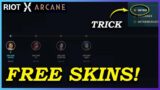 4 FREE SKINS + Champions | Riot X Arcane Event Mission Rewards & Drops | League of Legends 2021