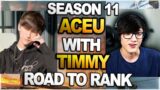 ACEU played Apex with iiTzTimmy in ranked !! FIRST LOOK ! ASH GAMEPLAY! NEW MAP!! CAR SMG! SEASON 11