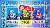 ALL FORTNITE FOIL STYLES + How to Unlock Silver, Gold and Holo Foils