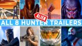 All HUNTER TRAILERS in Fortnite arriving through the Zero Point (Alien, Ripley, Street Fighter,…)