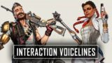 All NEW Interactions Voicelines Between Every Legend in Apex Legends Season 8