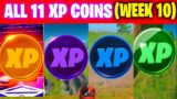 All XP COINS LOCATIONS IN FORTNITE SEASON 4 Chapter 2 (WEEK 10)