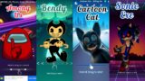 Among Us – Bendy – Cartoon Cat – Sonic Exe | Beat Racing – Tiles Hop – Beat Roller – Smash Colors