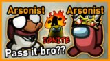 Among Us but we're BOTH the Arsonist | Among Us Mods w/ Friends