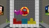 Among Us in Minecraft Jelly Tetris:  SOFTBODY TETRIS 3D Animation V40 [4K/60FPS]