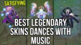 Best Legendary Skins Dances With Satisfying Music | League of Legends