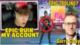 CLIX Gets TROLLED By EPIC GAMES While TROLLING In Solo Cash Cup Then Rage Quit After This (Fortnite)