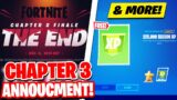 Chapter 3 OFFICIAL Announcement & TRAILER! The END Live Event & FREE Rewards!