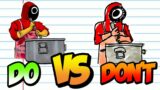 Cool DOs & DONT's Amazing Squid Game & Among Us Movie Scenes Drawing #CoolART