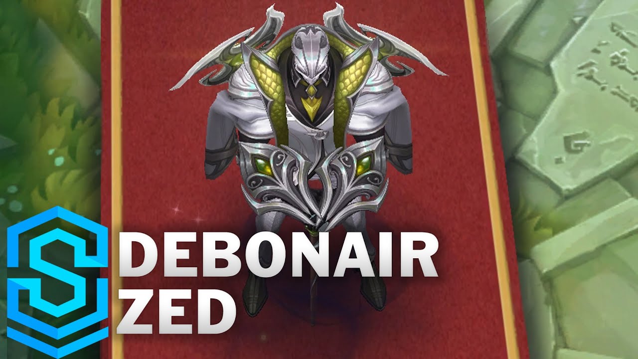 Debonair Zed Skin Spotlight - Pre-Release - League of Legends - Game videos