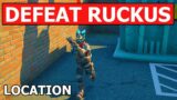 Defeat Ruckus! Location Guide! How to Defeat Rukus! Fortnite Beskar Quest! Mandalorian Challenges