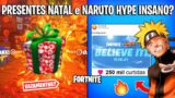 FORTNITE – PRESENTES NATAL 2021 e NARUTO MAIOR HYPE DA COMUNIDADE?