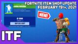 Fortnite Item Shop *NEW* JUMBO POPCORN EMOTE! [February 19th, 2021]  (Fortnite Battle Royale)