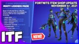 Fortnite Item Shop *NEW* MINTY LEGENDS REMOVED! [November 1st, 2021] (Fortnite Battle Royale)