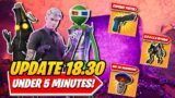 Fortnite Update 18.30: EVERYTHING You NEED TO KNOW In UNDER 5 MINUTES! MECHS RETURNING & MORE!