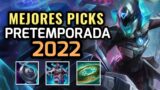 MEJORES PICKS Y CAMPEONES OP – PRETEMPORADA 2022 League of Legends – OP Champs LOL Temporada 12