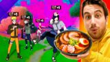 Mangio RAMEN Ogni Skin di NARUTO che Incontro! Fortnite ITA!