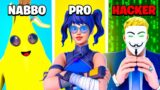 NABBO vs PRO vs HACKER su FORTNITE!