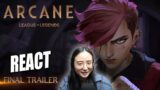 REACT to ARCANE: Final Trailer | League of Legends Netflix Series