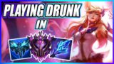 Rank 1 Ahri Plays Drunk League of Legends In Master Tier?!