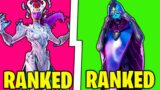 Ranking Every Season 8 Battle Pass Skin In Fortnite (Including The Cube Queen)