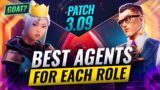 Ranking The BEST AGENTS In EACH ROLE! – Valorant Patch 3.09 Tier List