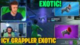 Streamers React To Grappler & Icy Grappler Exotic In Fortnite!