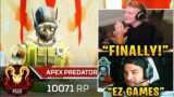 Tfue Finally HIT APEX Predator After Getting Carried by Nickmercs in Apex Legends SEASON 11!