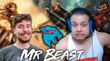 Tyler1 plays League of Legends with MrBeast | Leona and Graves