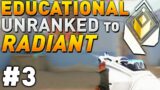 VALORANT UNRANKED to RADIANT with Educational Commentary #3 – Using Utility to Take Map Control