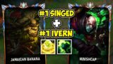WHEN THE RANK 1 SINGED AND IVERN GET MATCHED TOGETHER!! – League of Legends
