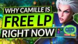 Why EVERYONE MUST ABUSE Camille NOW – SUPER BROKEN, FREE LP – LoL Top Lane Guide