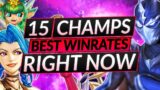 15 HIGHEST WINRATE Champions of ALL ROLES in 11.24B – MAIN These NOW – LoL Guide