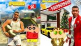GTA-5: Poor Franklin And Shinchain Becomes BILLIONAIRE (GTA V GAMEPLAY) Shinchan in GTA5