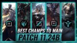 TOP 3 Champions To MAIN For EVERY ROLE in Patch 11.24b – League of Legends