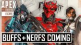Apex Incoming Nerfs & Buffs for New Update
