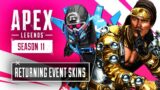 Apex Legends Season 11 "Returning" Collection Event Skins & Bundles Raiders