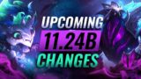 BIG CHANGES: NEW BUFFS & NERFS Coming in Patch 11.24B – League of Legends